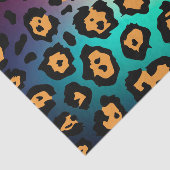 Moderne luipaard afdrukken tissuepapier (Detail)