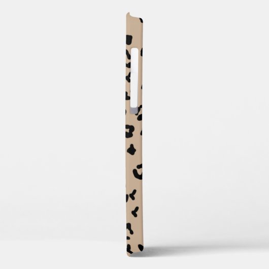 Moderne luipaard neutraal in cheetah print Case-Mate iPhone case (Achterkant / Links)