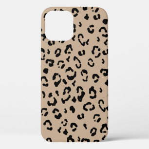Moderne luipaard neutraal in cheetah print Case-Mate iPhone case