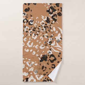 Moderne luipaard. Patroon. Achtergrond. Wilde natu Badhanddoek