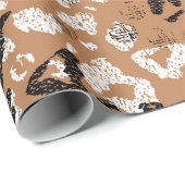 Moderne luipaard. Patroon. Achtergrond. Wilde natu Cadeaupapier (Rol Hoek)