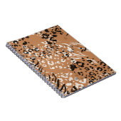 Moderne luipaard. Patroon. Achtergrond. Wilde natu Notitieboek (Rechterzijde)