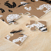 Moderne luipaard: wilde natuur. legpuzzel (Zijkant)