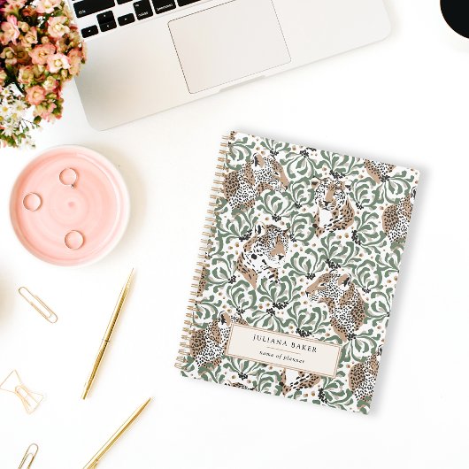 Moderne Luipaardblad Planner