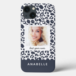 Moderne luipaardprint foto Case-Mate iPhone case