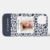 Moderne luipaardprint foto Case-Mate iPhone case (Achterkant (horizontaal))