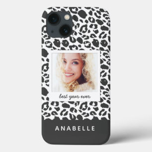Moderne luipaardprint foto Case-Mate iPhone case