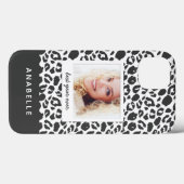 Moderne luipaardprint foto Case-Mate iPhone case (Achterkant (horizontaal))