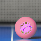 Moderne lussen Roze Magenta Ping Pong Bal Pingpongbal (Net)