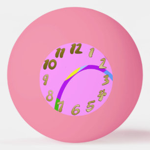 Moderne lussen Roze Magenta Ping Pong Bal Pingpongbal