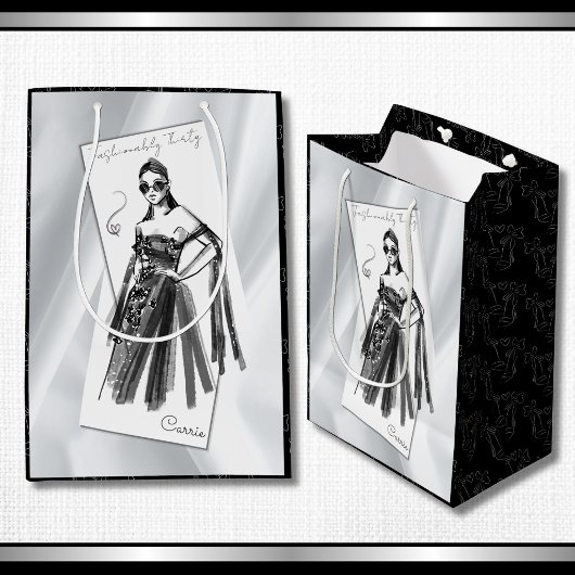 Moderne luxe 30e verjaardagsmode medium cadeauzakje