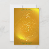 | Moderne luxe antwoordkaart RSVP Kaartje (Achterkant)