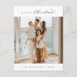Moderne Luxe, beste kerstfamilie Foto Briefkaart