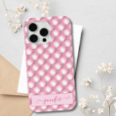 Moderne Luxe Blush Roze Glitter Diamant Chique Gla Case-Mate iPhone Case