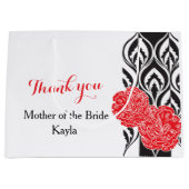 Moderne luxe bruiden moeder voorkeur cadeau tas groot cadeauzakje (Voorkant)