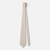Moderne Luxe Champagne Textuur Stropdas (Voorkant)