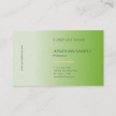 Moderne luxe design luxe Professional-speler Visitekaartje (Achterkant)