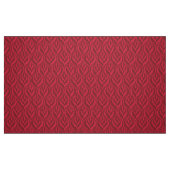 Moderne luxe donkerrode bladstof stof (Fat Quarter)