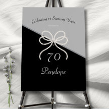 Moderne Luxe Eenvoudig Stunning 70e Verjaardag Wel