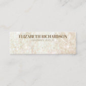 Moderne Luxe Elegante Oorbel Sieraden Display Mini Visitekaartje (Voorkant)