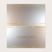 Moderne luxe, elegante professionele marktprijs visitekaartje (Buitenkant ongevouwen)