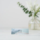 Moderne luxe Glitter Salon Visitekaartje (Staand voorkant)