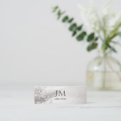 Moderne luxe Glitter Salon Visitekaartje (Staand voorkant)