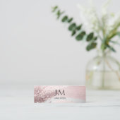Moderne luxe Glitter Salon Visitekaartje (Staand voorkant)