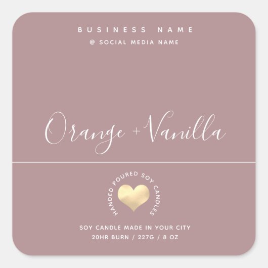 Moderne luxe gouden kraankaars vierkante sticker (Voorkant)