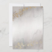 Moderne luxe goudrecepten grijze neiging sparen de save the date (Achterkant)