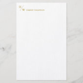 Moderne luxe goudsmederij briefpapier (Voorkant)
