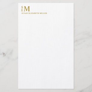 Moderne luxe goudsmederij  briefpapier
