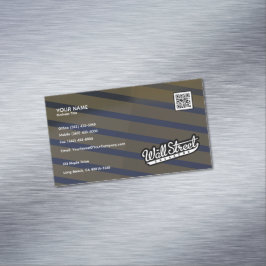 Moderne Luxe Gradient Folie Professionele Kaarten Magnetisch Visitekaartje