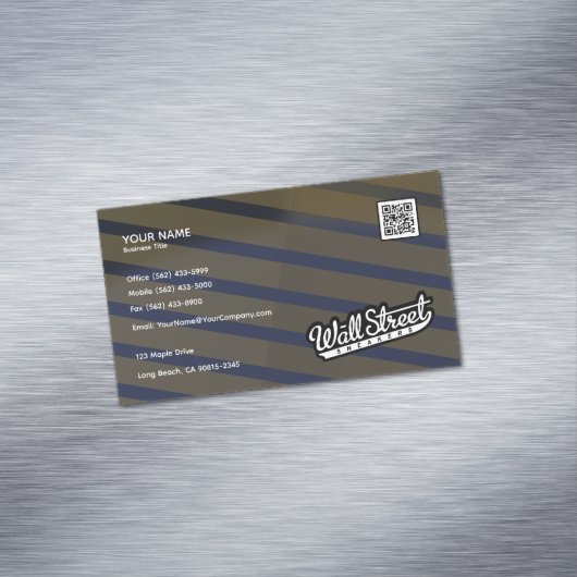Moderne Luxe Gradient Folie Professionele Kaarten Magnetisch Visitekaartje (Voorbeeld)