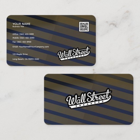 Moderne Luxe Gradient Folie Professionele Kaarten Visitekaartje (Voorkant / Achterkant)