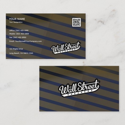Moderne Luxe Gradient Folie Professionele Kaarten Visitekaartje (Voorkant / Achterkant)
