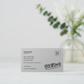 Moderne Luxe Gradient Folie Professionele Kaarten Visitekaartje (Staand voorkant)