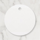 Moderne Luxe Huwelijkspersonalisatie Bedankjes Labels (Achterkant)