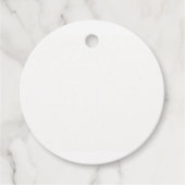 Moderne Luxe Huwelijkspersonalisatie Bedankjes Labels (Voorkant)
