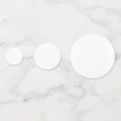 Moderne Luxe Huwelijkspersonalisatie Confetti (Achterkanten)