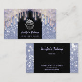 Moderne luxe lekkere cakkerkoekjes visitekaartje (Voorkant / Achterkant)