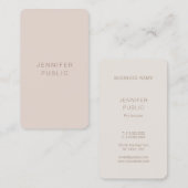 Moderne luxe luxe kleuren persoonlijke Sjabloon Visitekaartje (Voorkant / Achterkant)