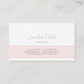 Moderne luxe luxe luxe glans visitekaartje (Achterkant)