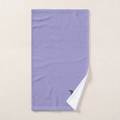 Moderne luxe monogram kleurmatch bad handdoek (Handdoek)