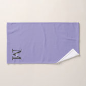 Moderne luxe monogram kleurmatch bad handdoek (Handdoek)