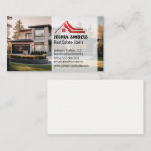 Moderne Luxe Onroerend Goed Eigendom Visitekaartje (Voorkant / Achterkant)