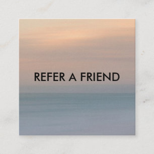 Moderne Luxe Refer a Friend Kaart voor Salon & Spa