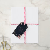 Moderne Luxe Sakura Bruiloftsbloesem Cadeaulabel (Met Touw)