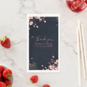 Moderne Luxe Sakura Bruiloftsbloesem Servet (Insitu)