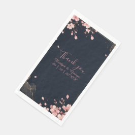 Moderne Luxe Sakura Bruiloftsbloesem Servet